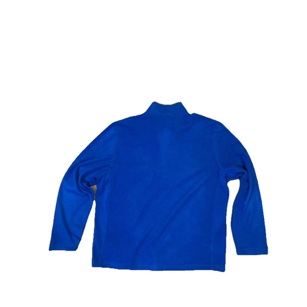 The North Face Men's Size XL 1/4 Quarter Zip Fleece Pullover Blue Outdoors
